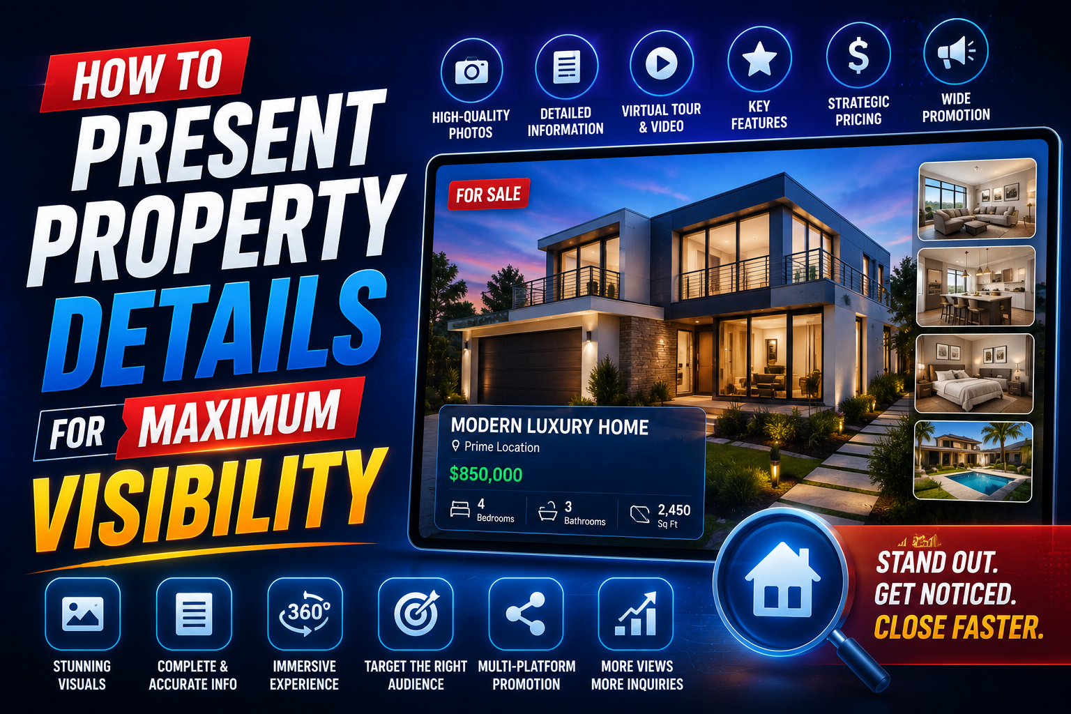 How to Present Property Details for Maximum Visibility
