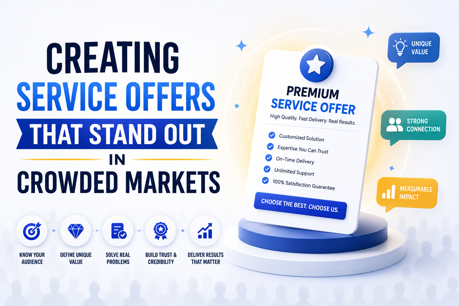 Creating Service Offers That Stand Out in Crowded Markets