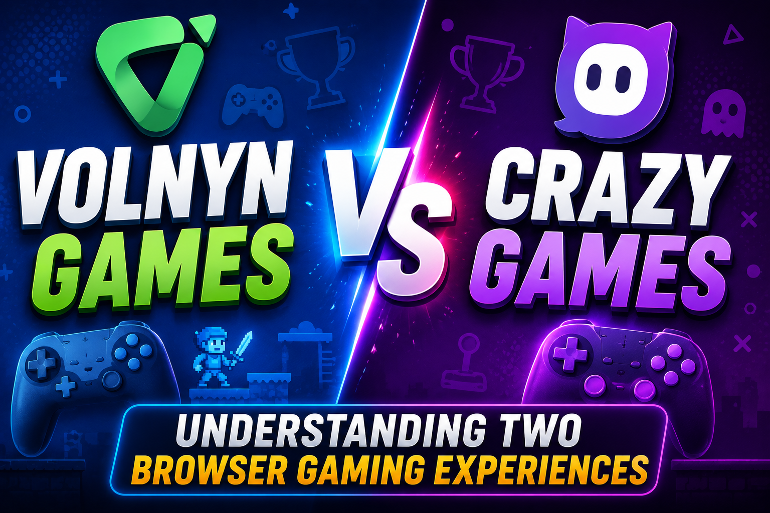 Volnyn Games vs CrazyGames: Understanding Two Browser Gaming Experiences