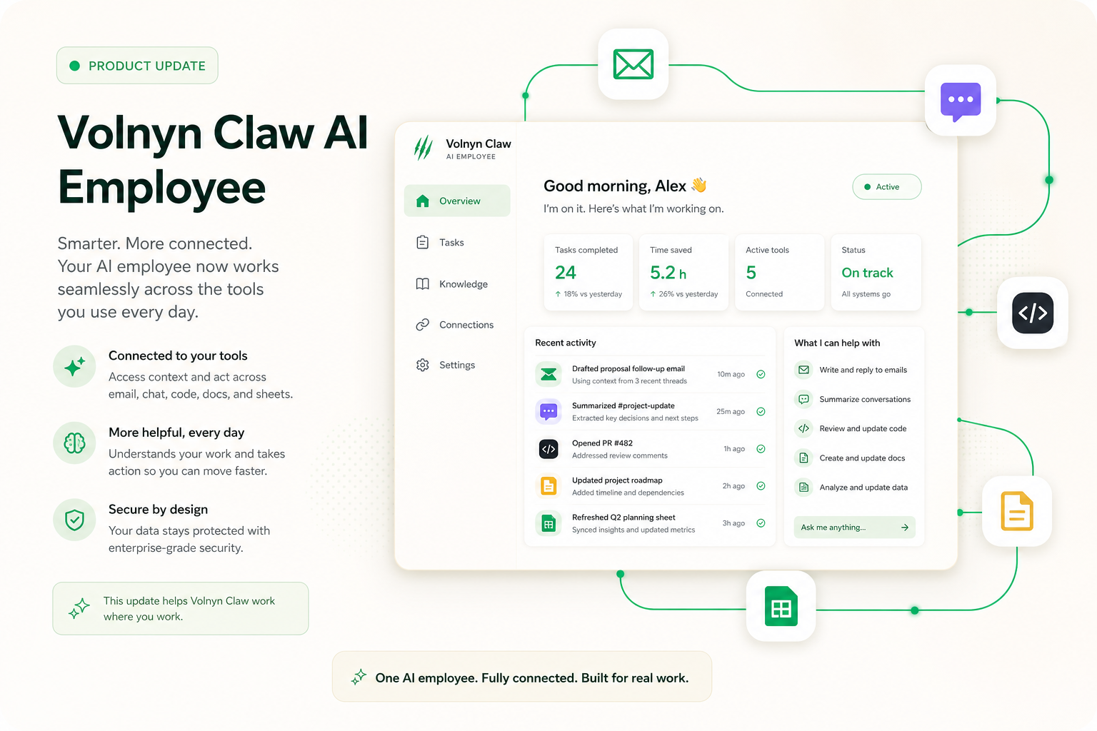 Claw: AI Employee with 80+ bridged tools