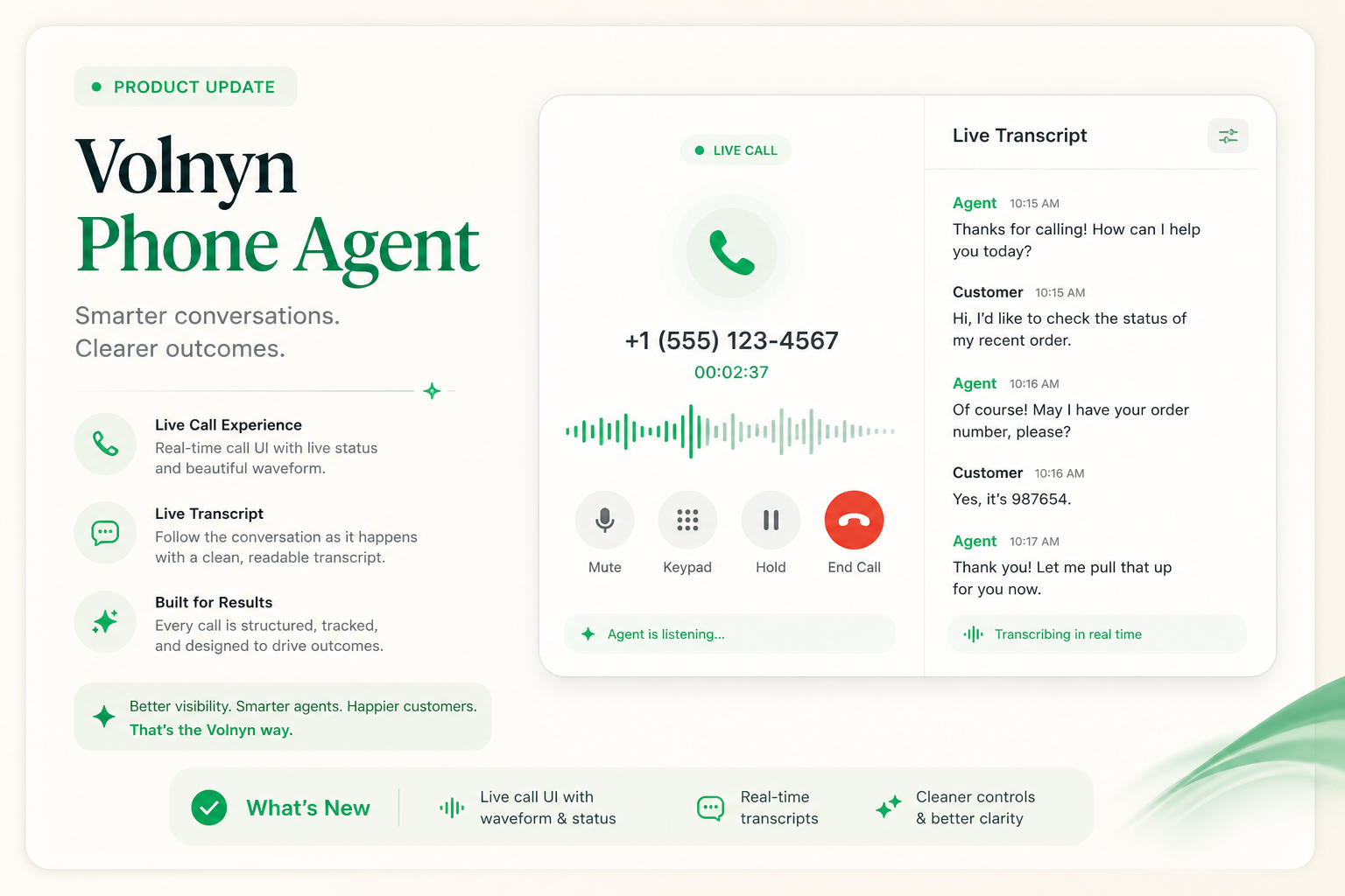 Phone Agent — voice calls from your AI workspace