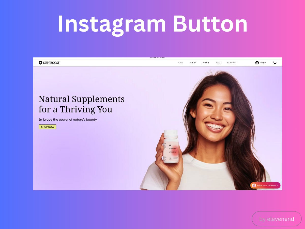 Instagram Follow Us Button