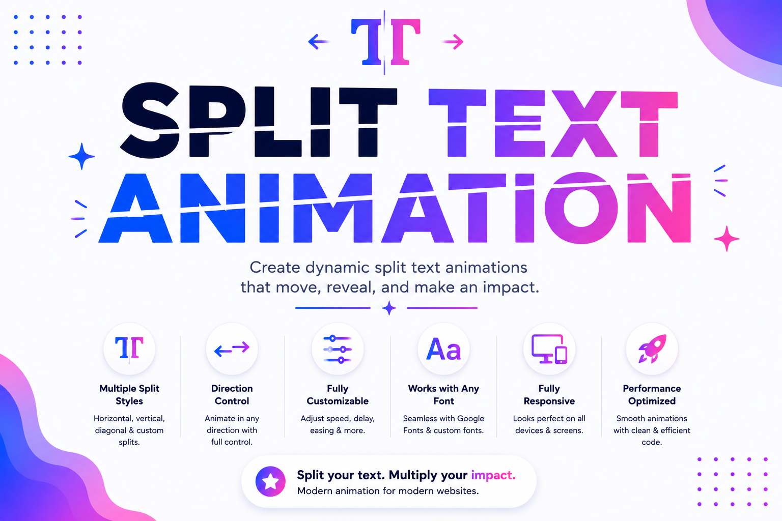 Split Text Animation