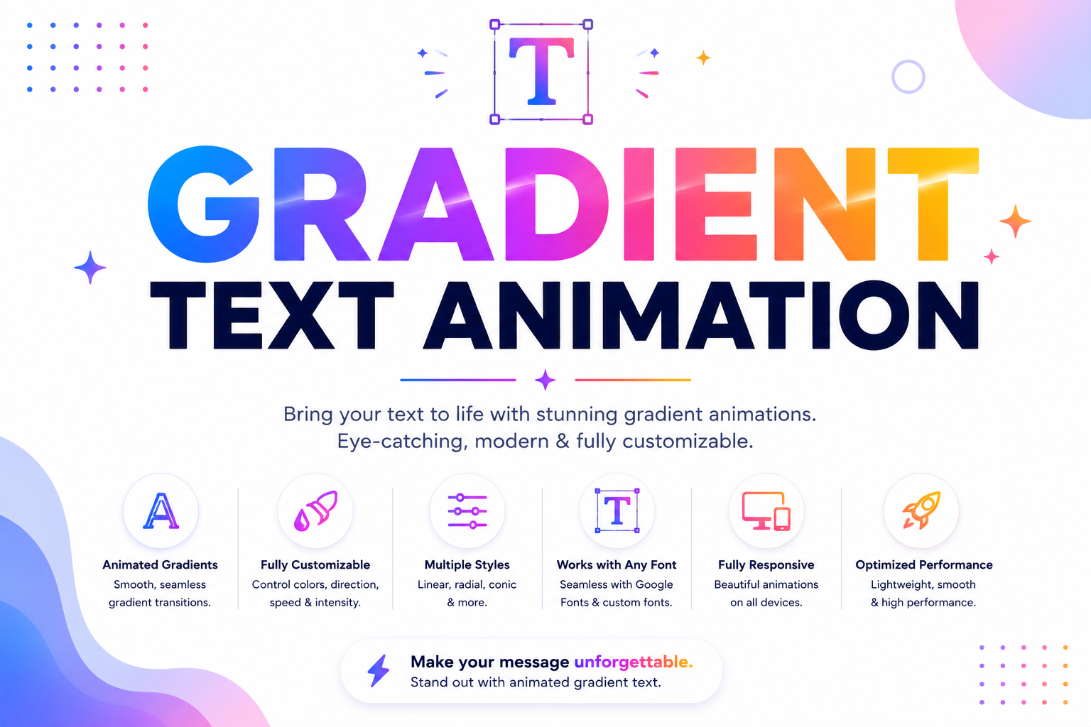 Gradient Text Animation