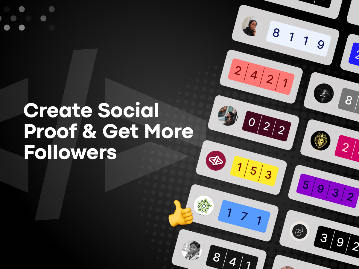 X/Twitter Follow Us & Counter