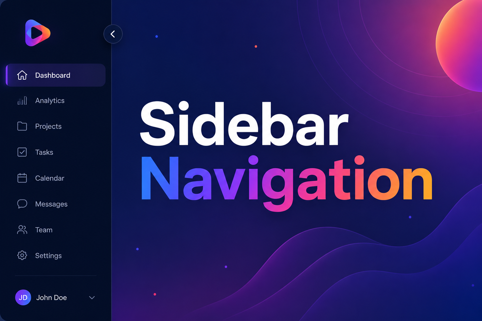 Sidebar Navigation