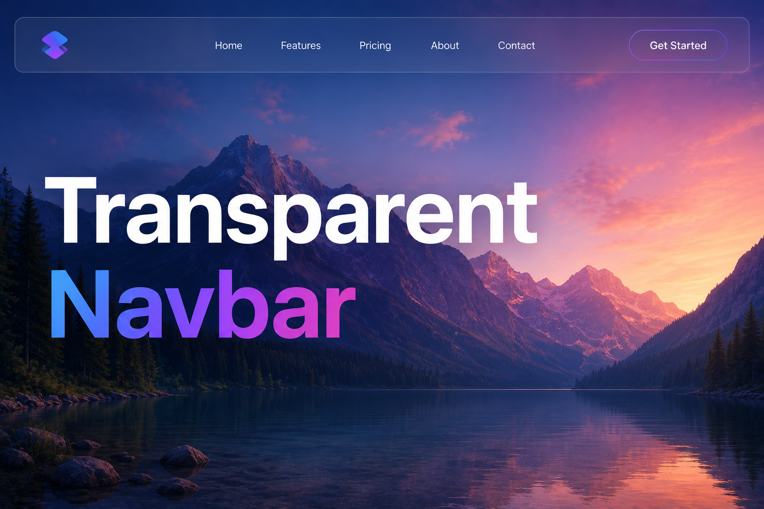 Transparent Navbar