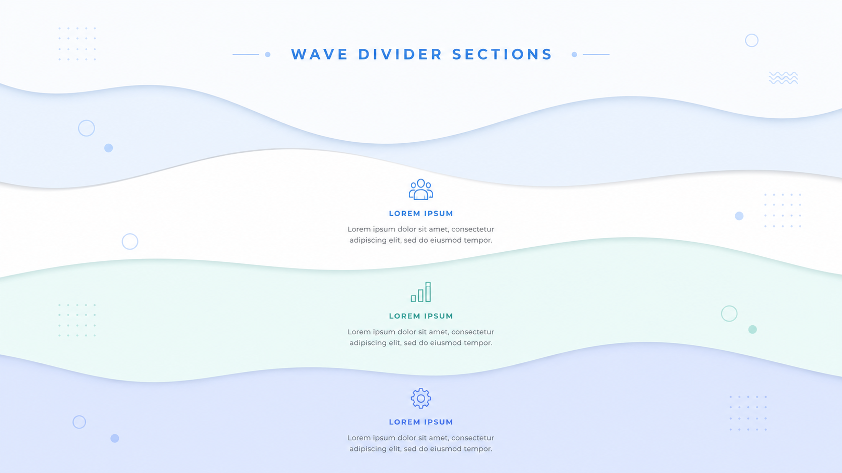 Wave Divider Sections