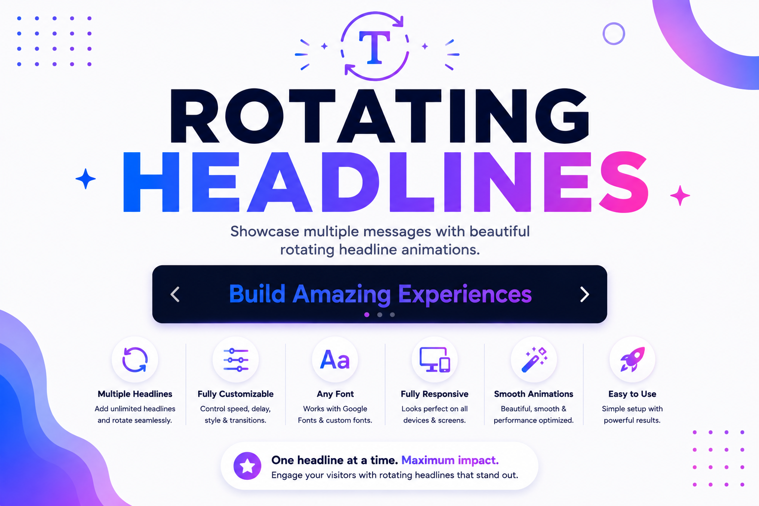 Rotating Headlines