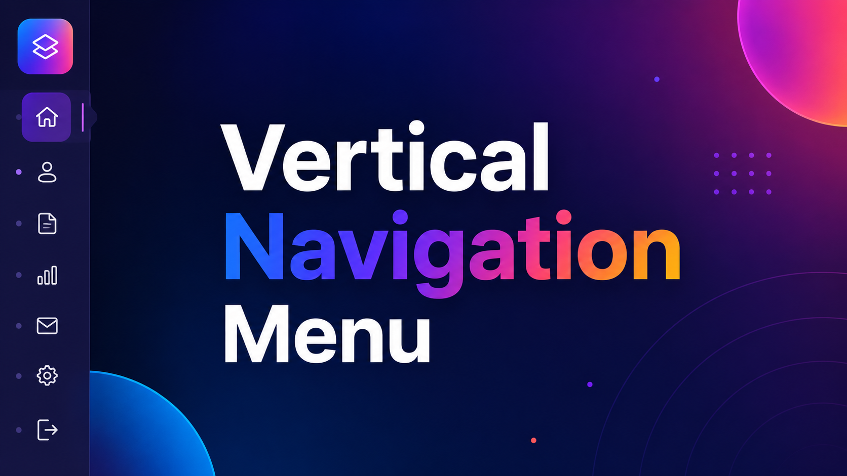 Vertical Navigation Menu