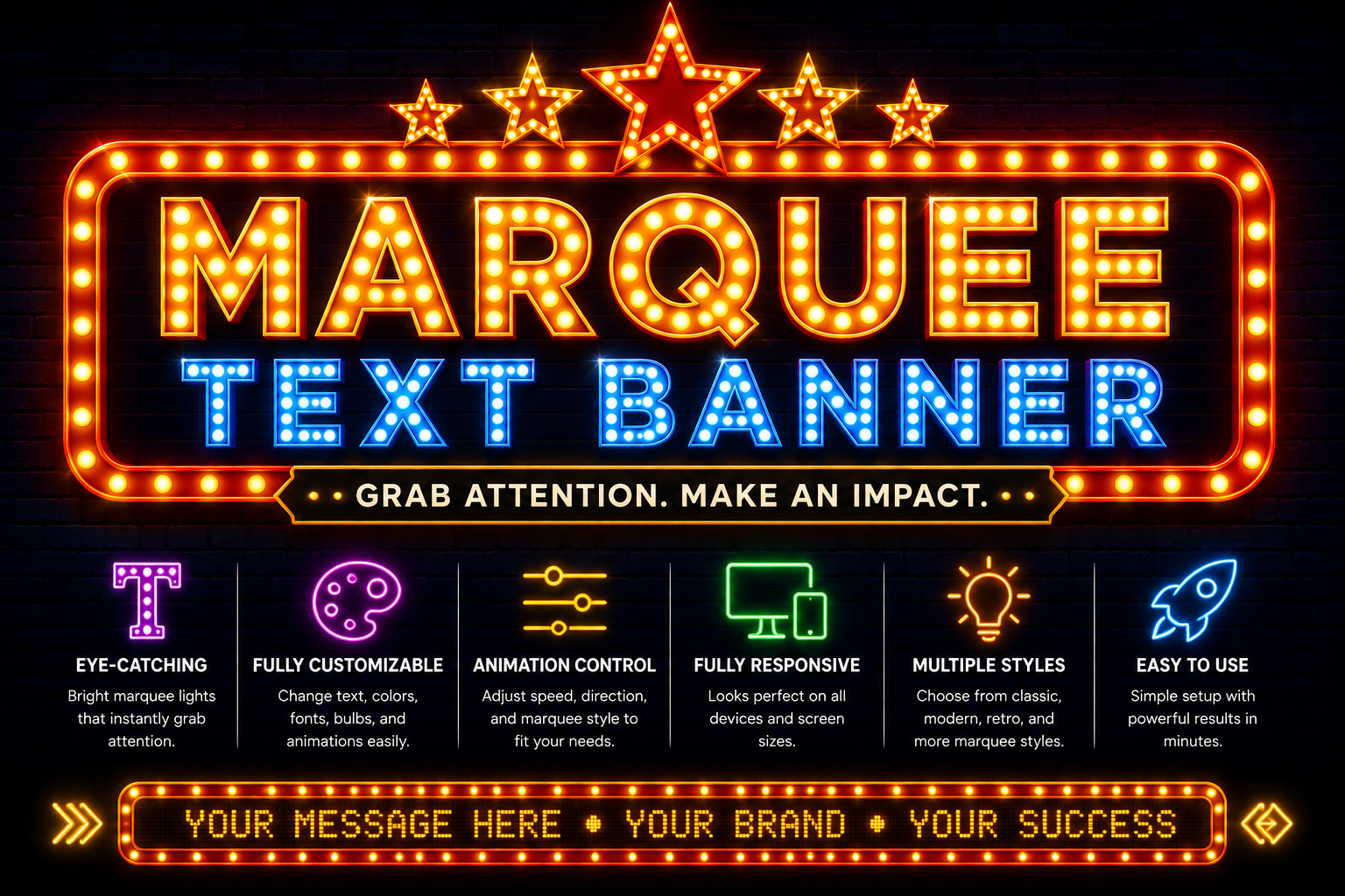 Marquee Text Banner