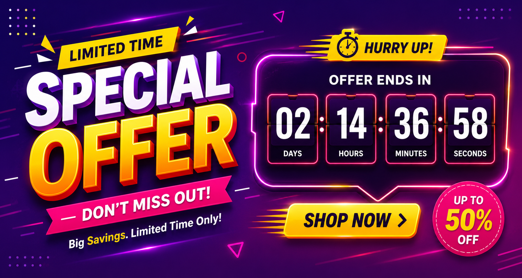 Offer Countdown Banner