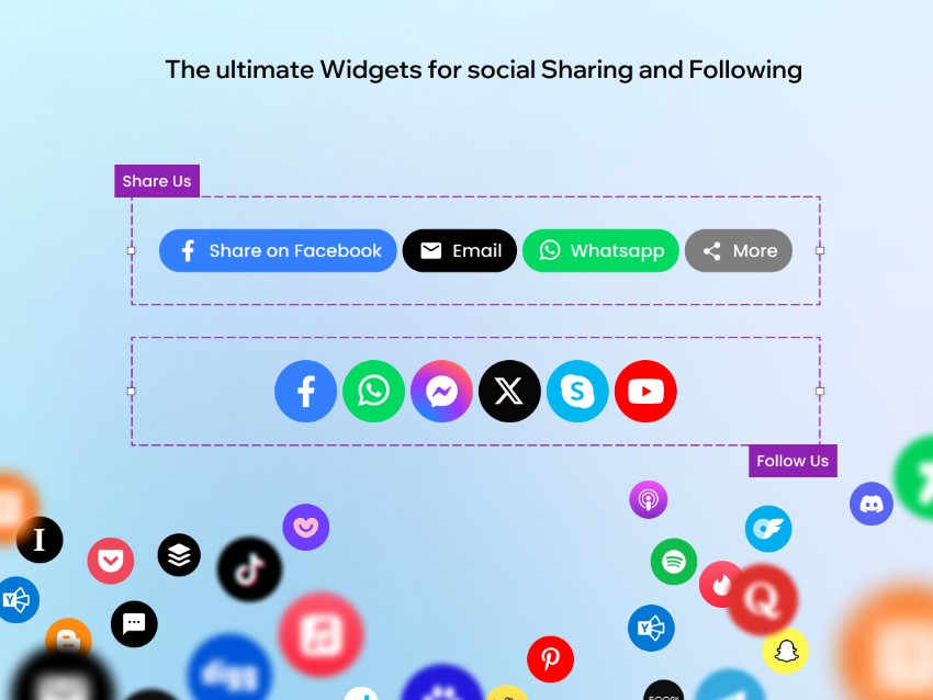 Social Media Share & Follow