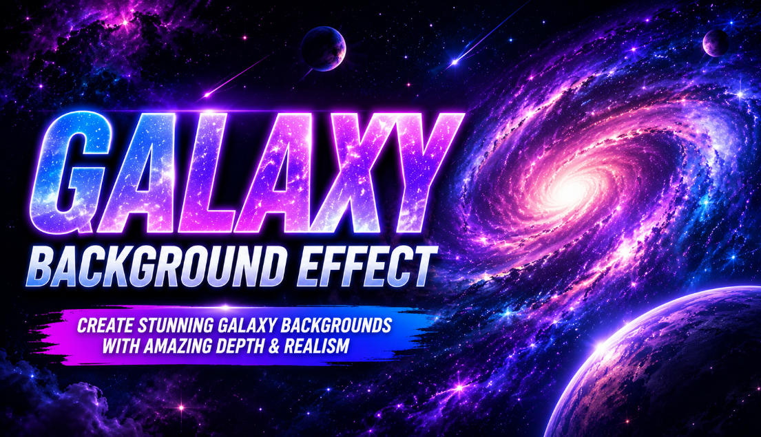 Galaxy Background Effect