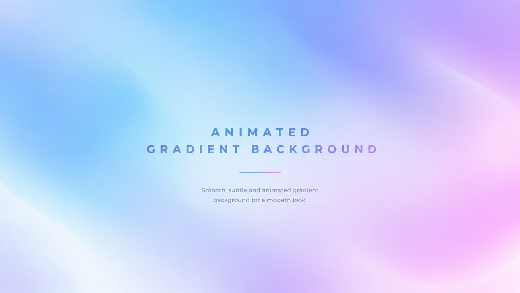 Animated Gradient Background