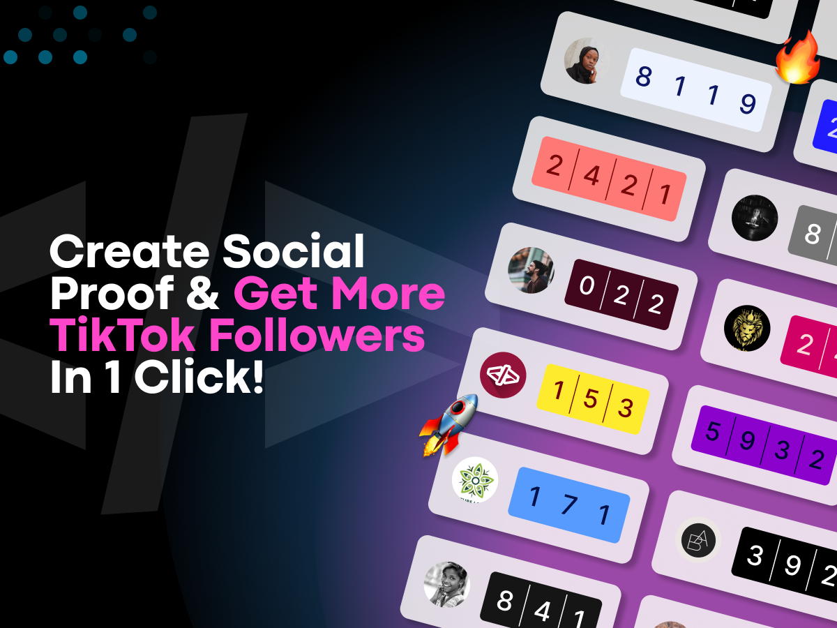 TikTok Follow Us & Hit Counter