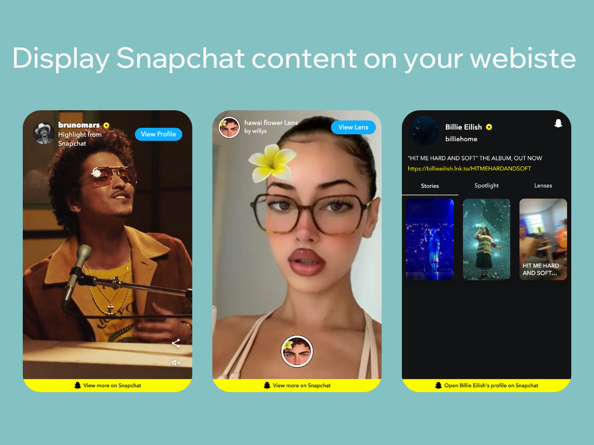 Snapchat Embed