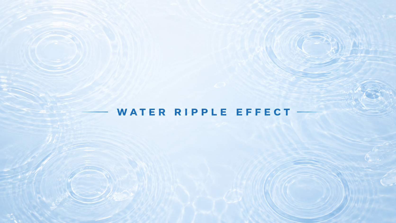 Water Ripple Effect