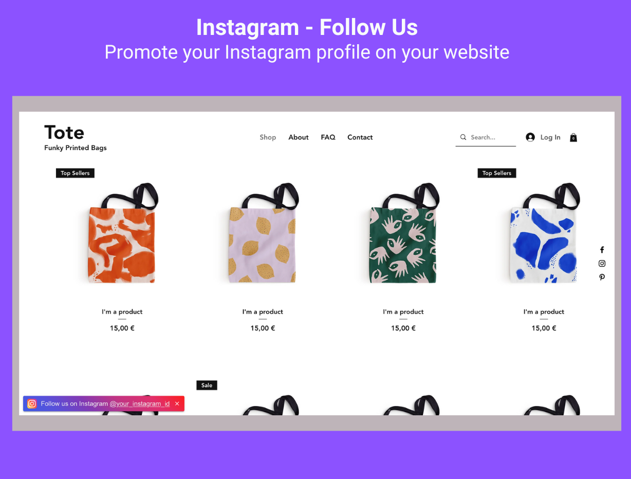 Instagram - Follow Us