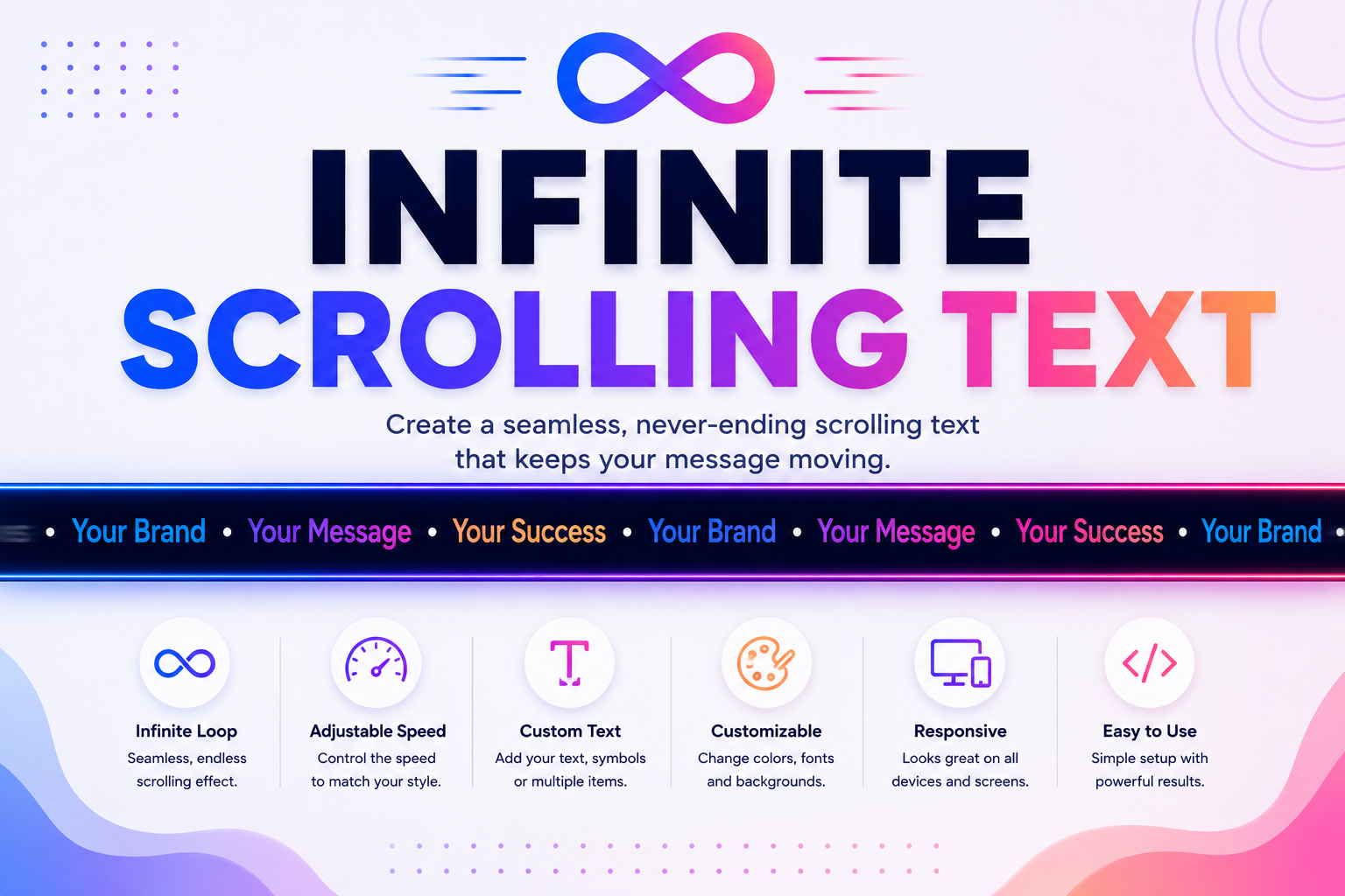 Infinite Scrolling Text